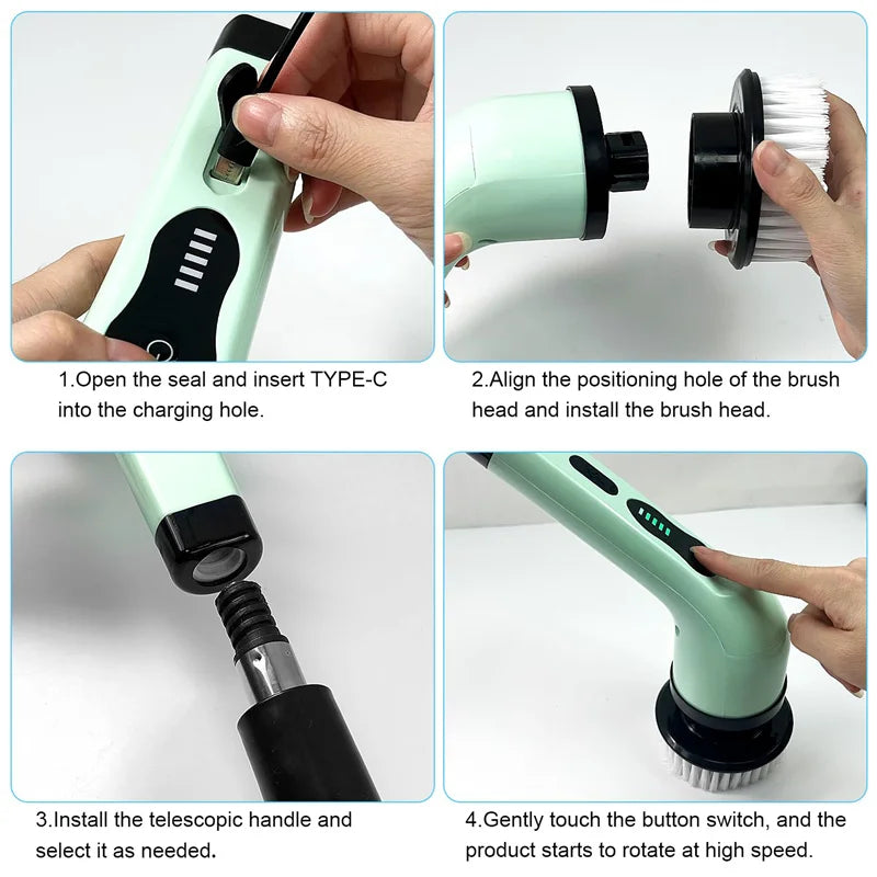 Cleany-Multifunctional Electric Cleaning Brush